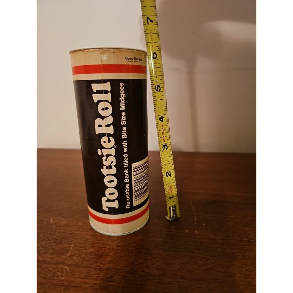 Vintage Tootsie Roll Bank 6 1/2